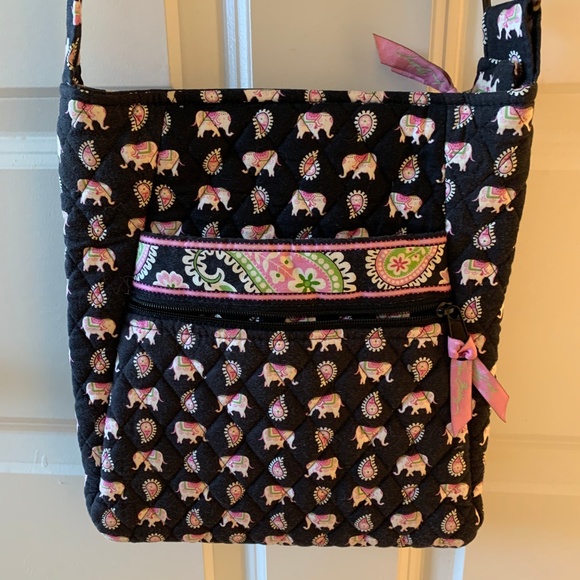 Vera Bradley Handbags - Vera Bradley Retired Pink Elephants Hipster